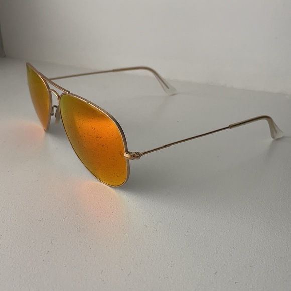 Ray-Ban Polarized Orange Aviator Flash Lenses - Picture 4 of 4